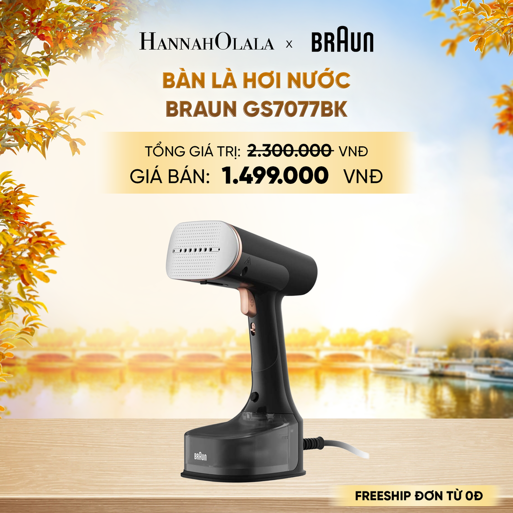  BÀN LÀ HƠI NƯỚC BRAUN GS7077BK - E1881 
