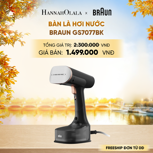  BÀN LÀ HƠI NƯỚC BRAUN GS7077BK - E1881 
