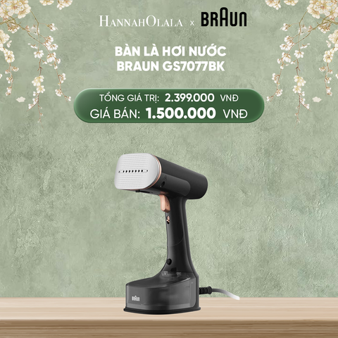  DEAL 13: BÀN LÀ HƠI NƯỚC BRAUN GS7077BK 