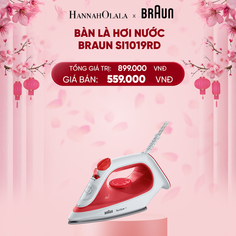  DEAL 3: BÀN LÀ HƠI NƯỚC BRAUN SI1019RD 