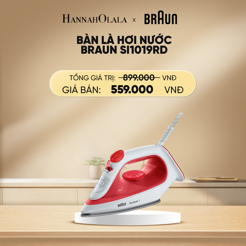  DEAL 3: BÀN LÀ HƠI NƯỚC BRAUN SI1019RD 