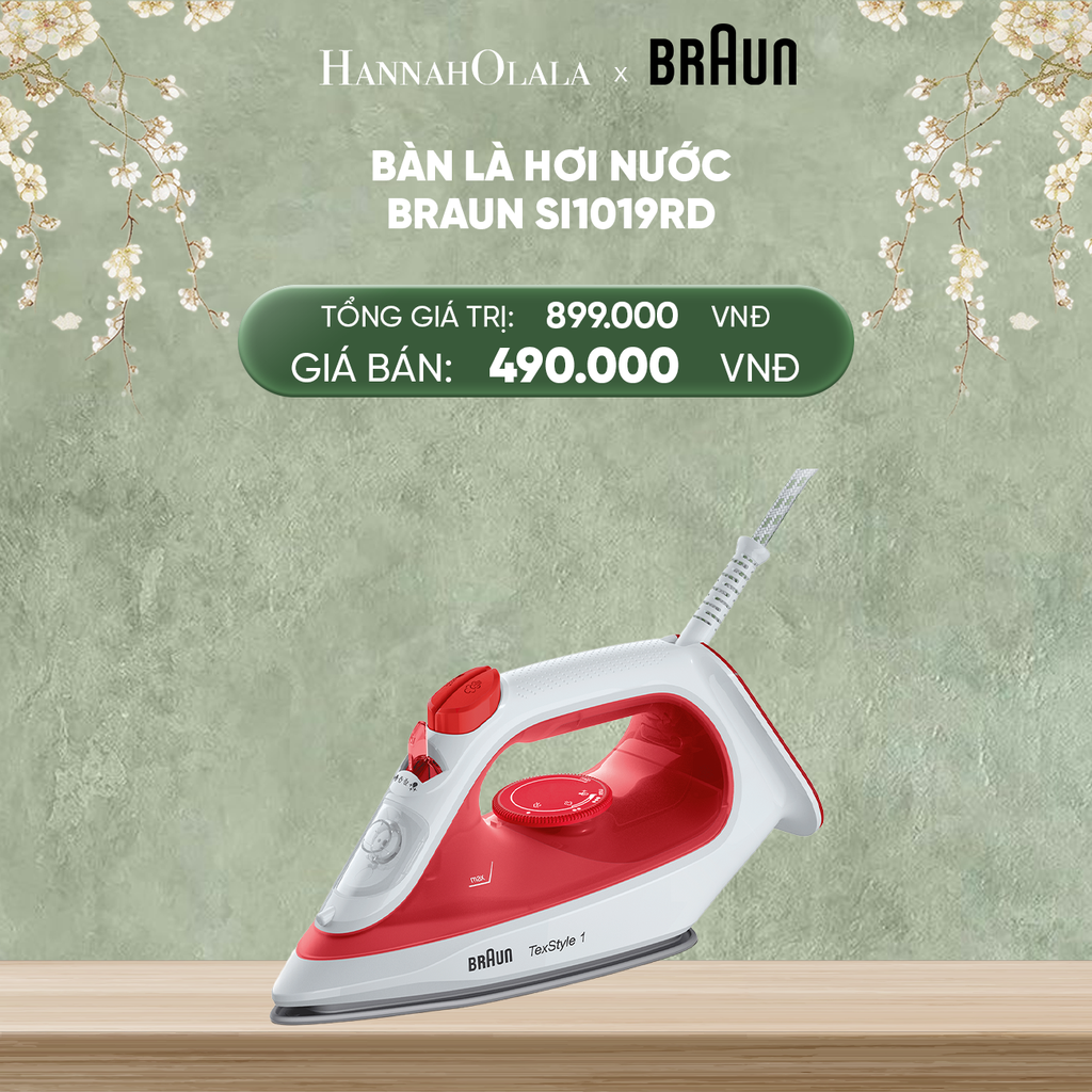  DEAL 1: BÀN LÀ HƠI NƯỚC BRAUN SI1019RD 