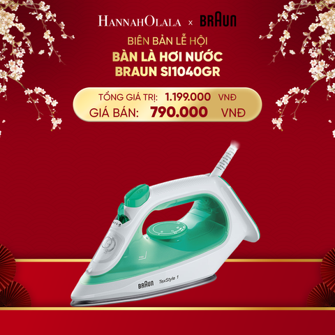  DEAL 3: BÀN LÀ HƠI NƯỚC BRAUN SI1040GR 