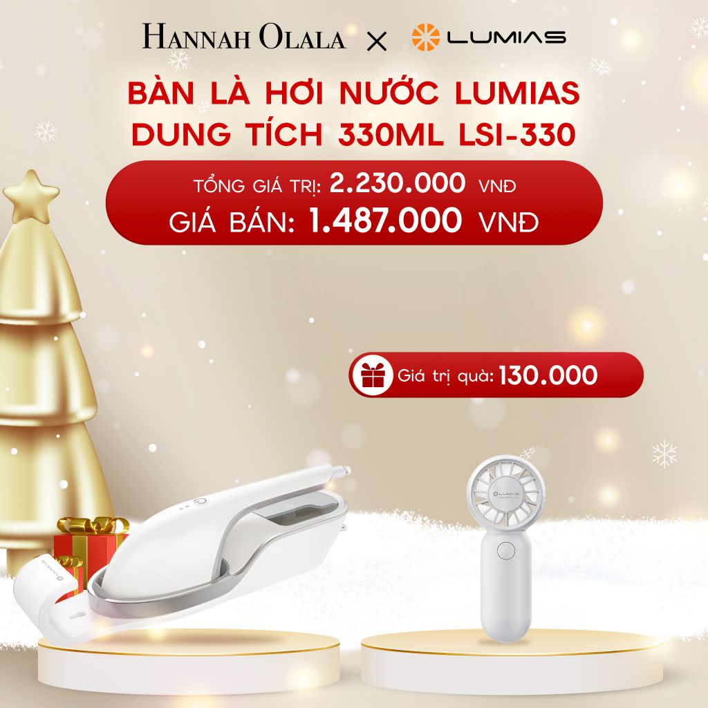  DEAL 40: BÀN LÀ HƠI NƯỚC LUMIAS DUNG TÍCH 330ML LSI-330 
