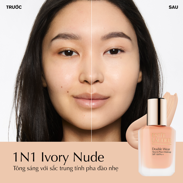  [MỚI] KEM NỀN LÂU TRÔI 36 GIỜ, LÌ MỊN ESTÉE LAUDER DOUBLE WEAR STAY-IN-PLACE SPF 10 - PA++ I FOUNDATION 30ML_E11 