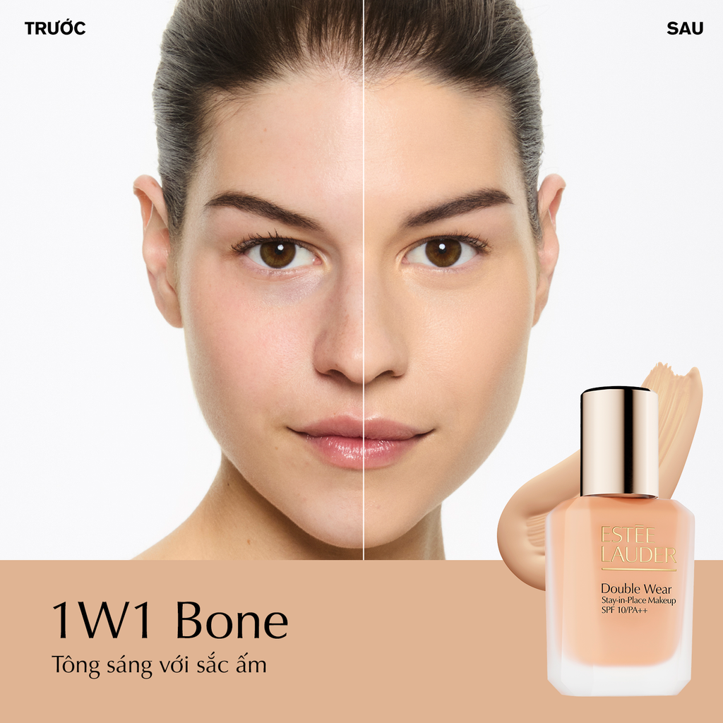  E29_DEAL 8: KEM NỀN LÂU TRÔI 36 GIỜ, LÌ MỊN ESTÉE LAUDER DOUBLE WEAR STAY-IN-PLACE SPF 10/PA++I FOUNDATION 30ML 
