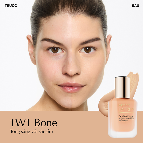  E29_DEAL 8: KEM NỀN LÂU TRÔI 36 GIỜ, LÌ MỊN ESTÉE LAUDER DOUBLE WEAR STAY-IN-PLACE SPF 10/PA++I FOUNDATION 30ML 
