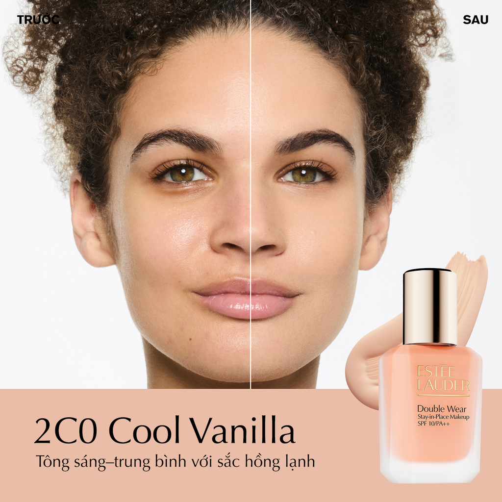  E29_DEAL 8: KEM NỀN LÂU TRÔI 36 GIỜ, LÌ MỊN ESTÉE LAUDER DOUBLE WEAR STAY-IN-PLACE SPF 10/PA++I FOUNDATION 30ML 