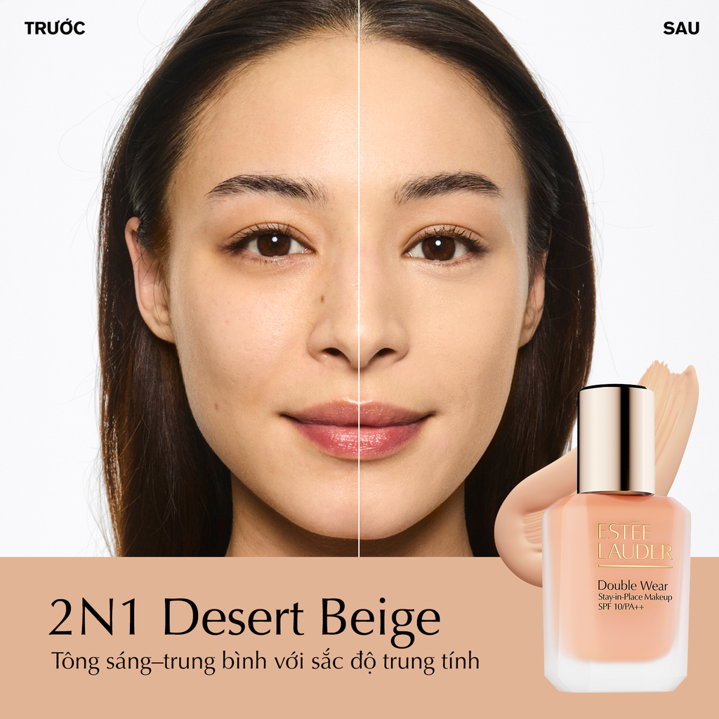  E29_DEAL 8: KEM NỀN LÂU TRÔI 36 GIỜ, LÌ MỊN ESTÉE LAUDER DOUBLE WEAR STAY-IN-PLACE SPF 10/PA++I FOUNDATION 30ML 