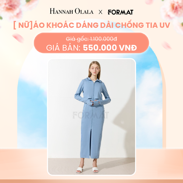  A298_DEAL 6: ÁO KHOÁC DÁNG DÀI CHỐNG TIA UV [NỮ] 