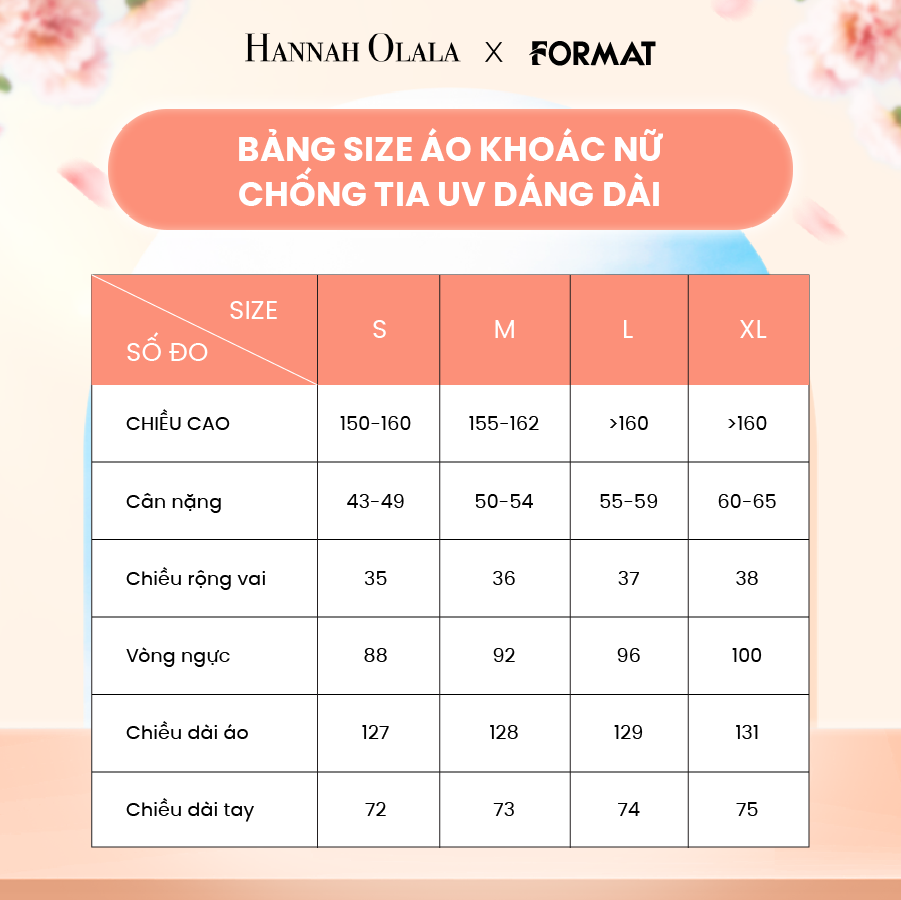  A298_DEAL 6: ÁO KHOÁC DÁNG DÀI CHỐNG TIA UV [NỮ] 