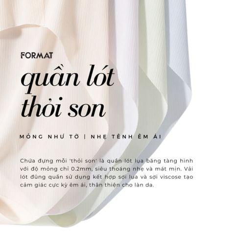  E1150_DEAL 2: PACK 7 QUẦN LÓT THỎI SON SIÊU MÁT MỊN FORMAT 