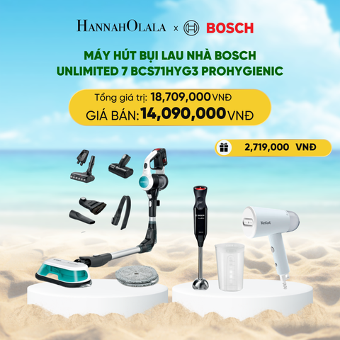  DEAL 5: MÁY HÚT BỤI LAU NHÀ BOSCH UNLIMITED 7 BCS71HYG3 PROHYGIENIC 