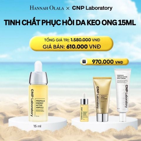  DEAL 53: TINH CHẤT PHỤC HỒI DA KEO ONG CNP PROPOLIS ENERGY ACTIVE AMPULE 15ML 