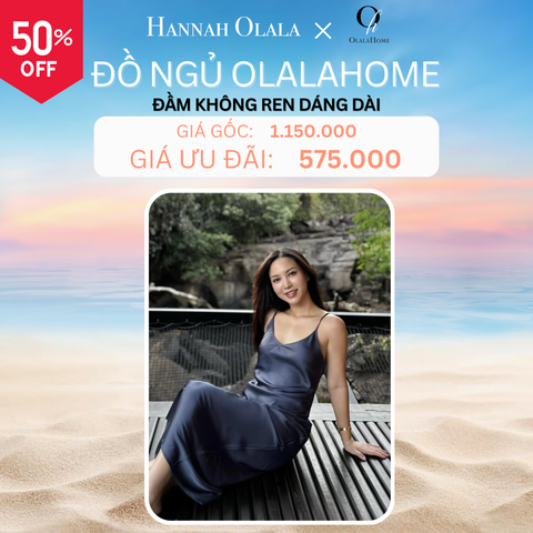  DEAL 10B: ĐẦM KHÔNG REN DÁNG DÀI - MÀU NAVY 