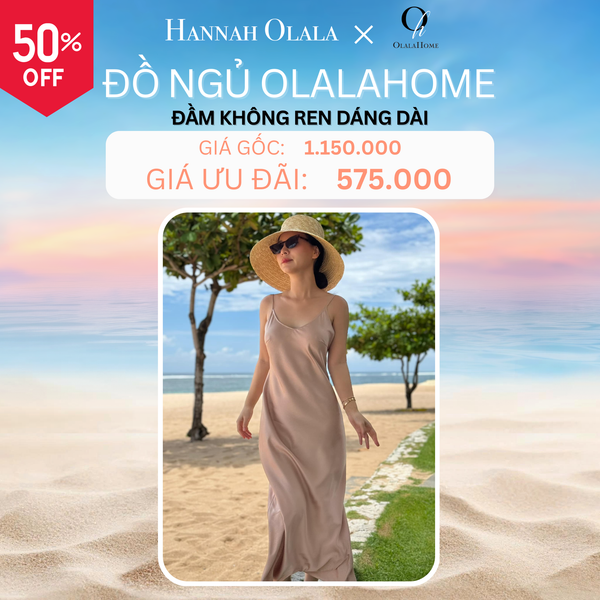  DEAL 10C: ĐẦM KHÔNG REN DÁNG DÀI - MÀU NUDE 