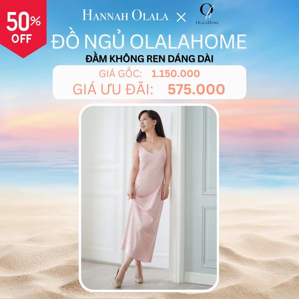  DEAL 10A: ĐẦM KHÔNG REN DÁNG DÀI - MÀU HỒNG 