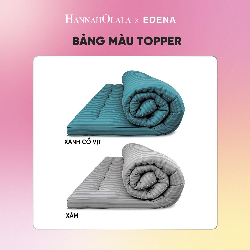 TOPPER MÀU EDENA DÀY 5CM HỖ TRỢ ÊM ÁI_A1678 