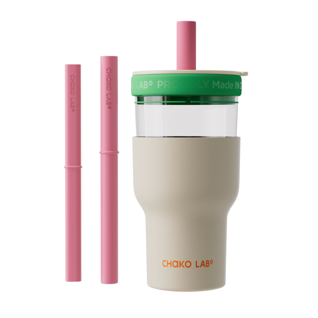  LY GIỮ NHIỆT 2 LỚP (THUỶ TINH/THÉP KHÔNG GỈ) CHAKO LAB DUAL TUMBLER 570ML _ DEAL 13 