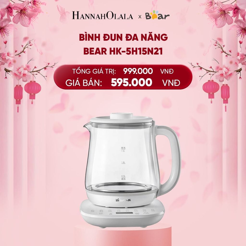  DEAL 13: BÌNH ĐUN ĐA NĂNG BEAR HK-5H15N21 