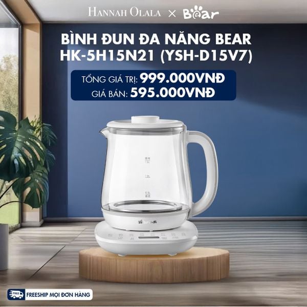  M3_DEAL 11: BÌNH ĐUN ĐA NĂNG BEAR HK-5H15N21 (YSH-D15V7) 
