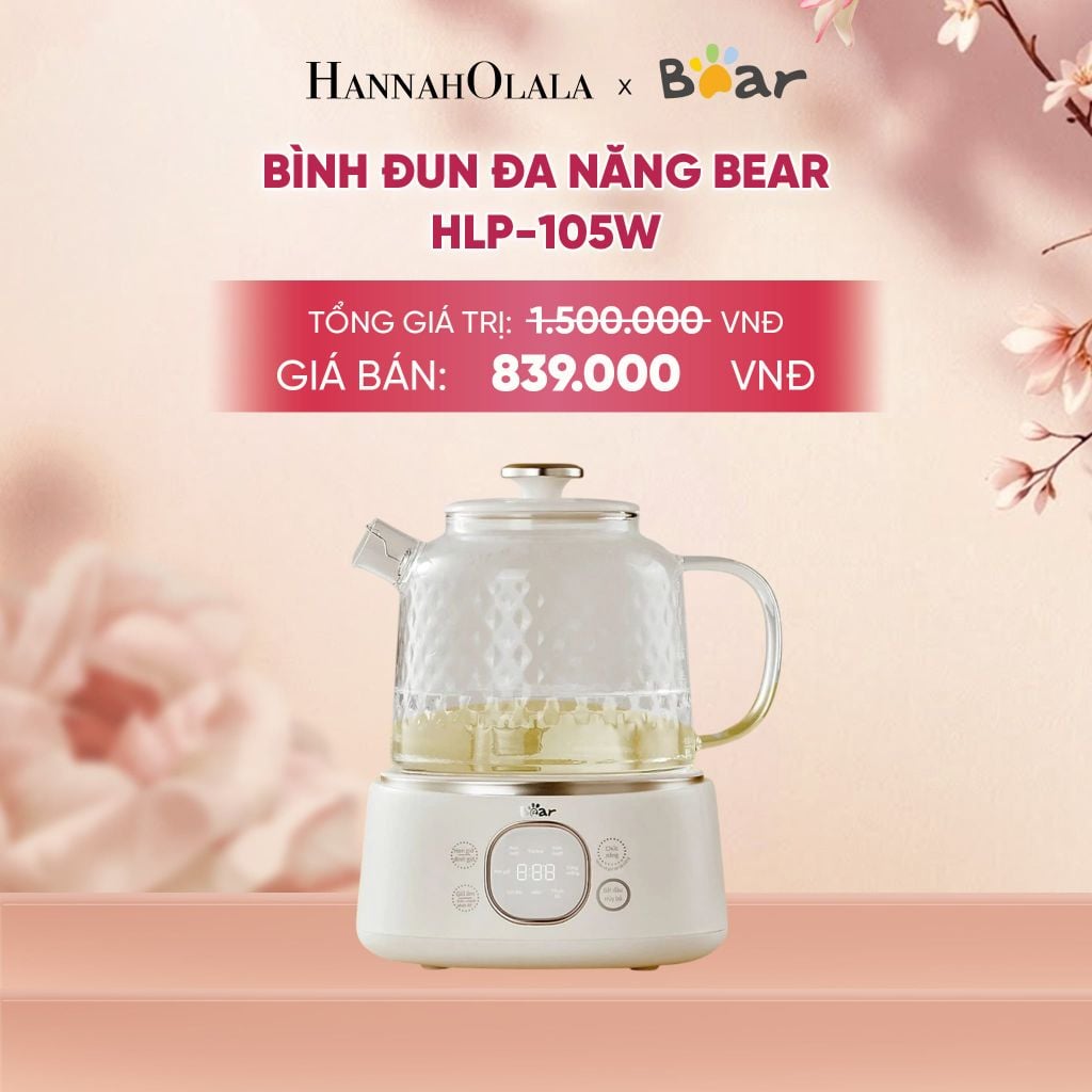  BÌNH ĐUN ĐA NĂNG BEAR HLP-105W - A710 
