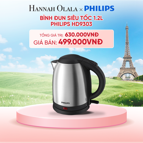  BÌNH ĐUN SIÊU TỐC PHILIPS 1.2 lít HD9303 - B128 