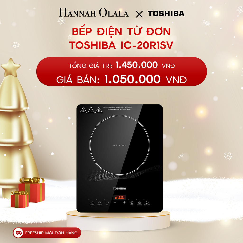  A517_DEAL 4: BẾP ĐIỆN TỪ ĐƠN TOSHIBA IC-20R1SV 