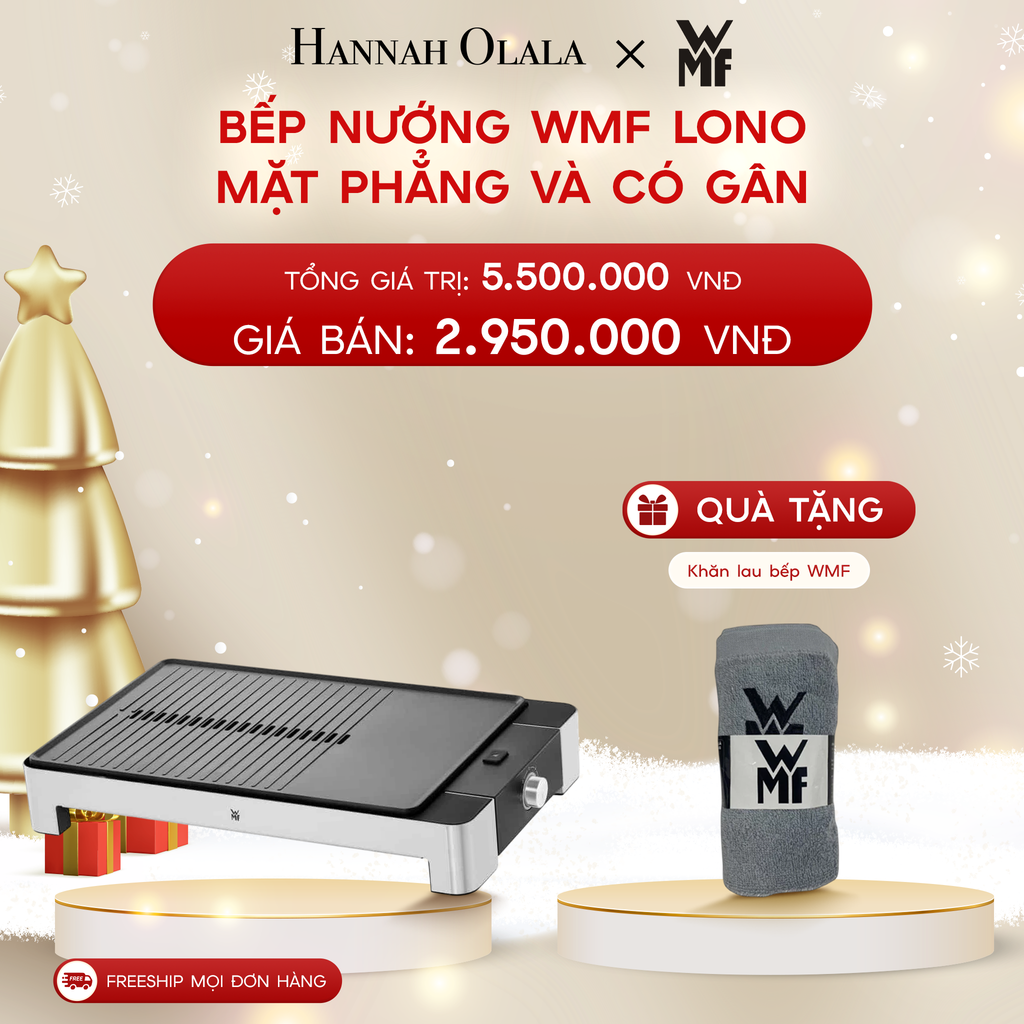  A537_DEAL 18: BẾP NƯỚNG WMF LONO MẶT PHẲNG VÀ CÓ GÂN 