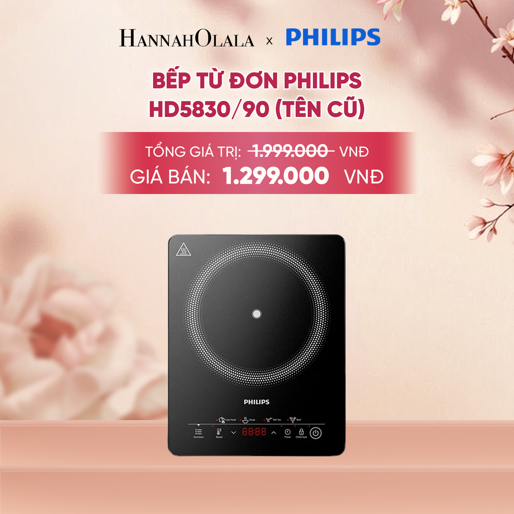  BẾP TỪ ĐƠN PHILIPS HD5830/90 (TÊN CŨ) - A1017 