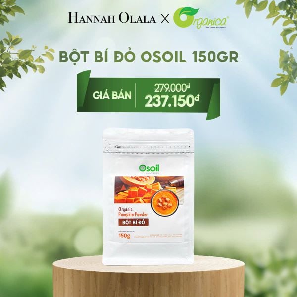  E77: DEAL 4: BỘT BÍ ĐỎ OSOIL 150GR 