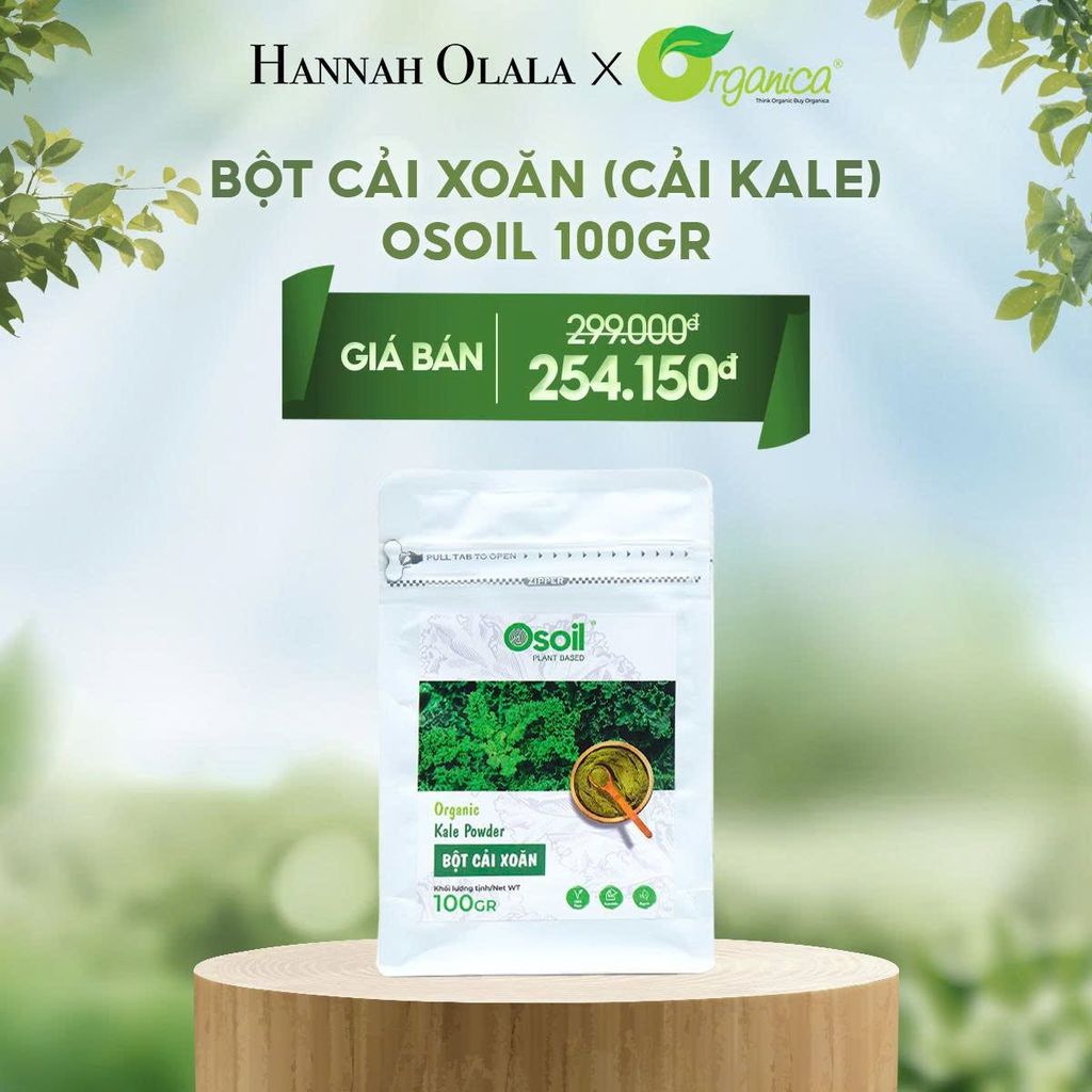  DEAL 5: BỘT CẢI XOĂN (CẢI KALE) OSOIL 100GR 