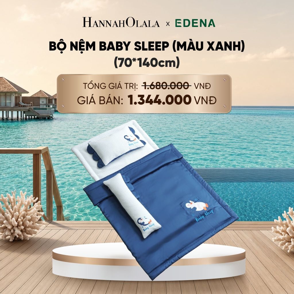  BỘ NỆM TRẺ EM BABY SLEEP EDENA 