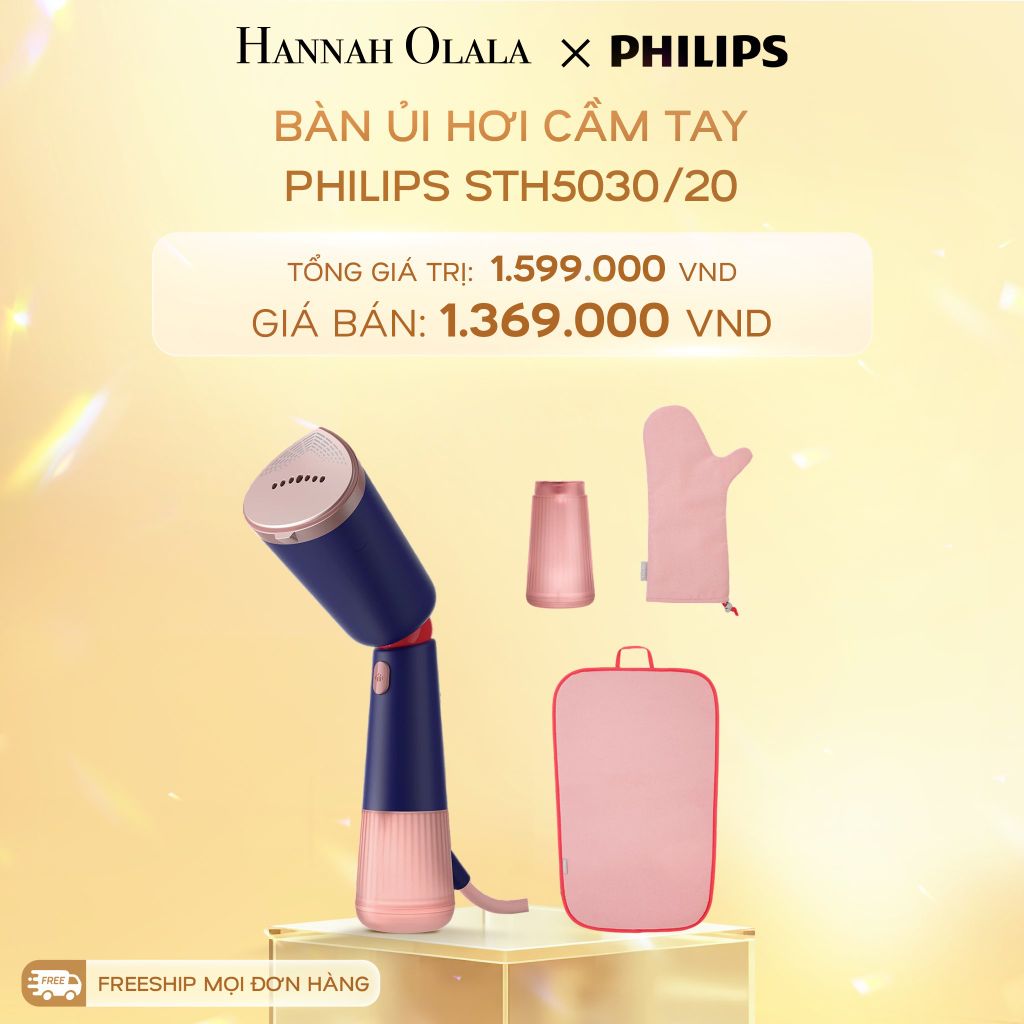  DEAL 12: BÀN ỦI HƠI CẦM TAY PHILIPS STH5030/20 