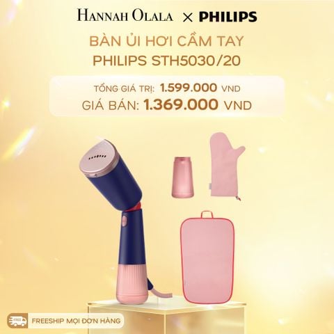  DEAL 12: BÀN ỦI HƠI CẦM TAY PHILIPS STH5030/20 