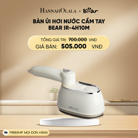  DEAL 14: BÀN ỦI HƠI NƯỚC CẦM TAY BEAR IR-4H10M 