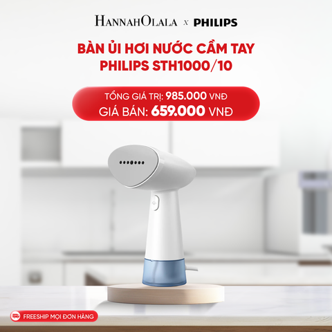  DEAL 18: BÀN ỦI HƠI NƯỚC CẦM TAY PHILIPS STH1000/10 