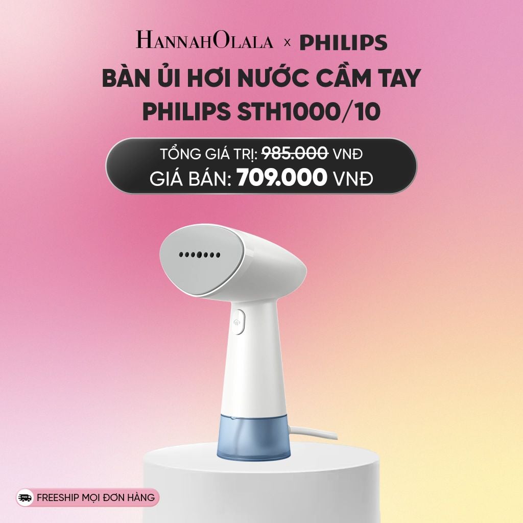  BÀN ỦI HƠI NƯỚC CẦM TAY PHILIPS STH1000/10_A714 