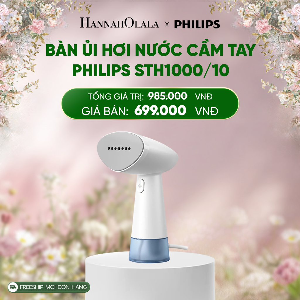  E506_DEAL 4: BÀN ỦI HƠI NƯỚC CẦM TAY PHILIPS STH1000/10 