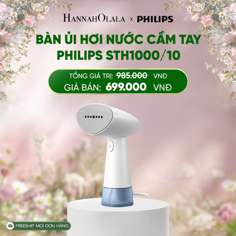  E506_DEAL 4: BÀN ỦI HƠI NƯỚC CẦM TAY PHILIPS STH1000/10 