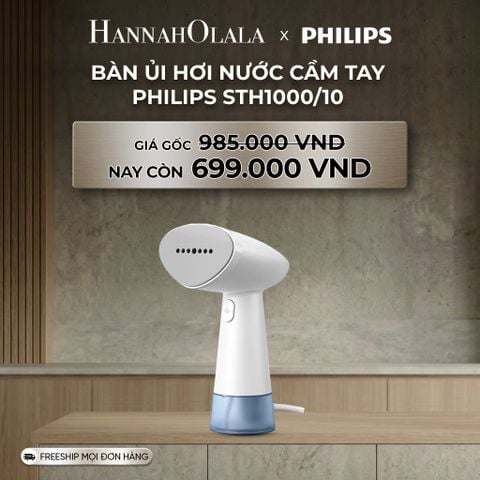  DEAL 4: BÀN ỦI HƠI NƯỚC CẦM TAY PHILIPS STH1000/10 