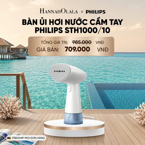 BÀN ỦI HƠI NƯỚC CẦM TAY PHILIPS STH1000/10_ D888 