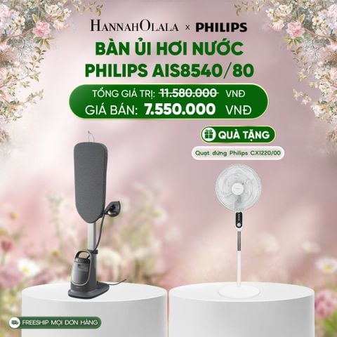  E504_DEAL 6: BÀN ỦI HƠI NƯỚC PHILIPS AIS8540/80 