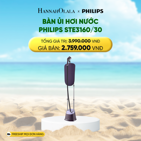  DEAL 3: BÀN ỦI HƠI NƯỚC PHILIPS STE3160/30 