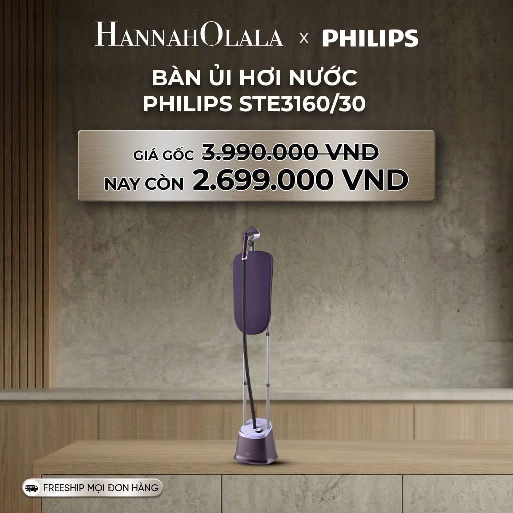  DEAL 3: BÀN ỦI HƠI NƯỚC PHILIPS STE3160/30 