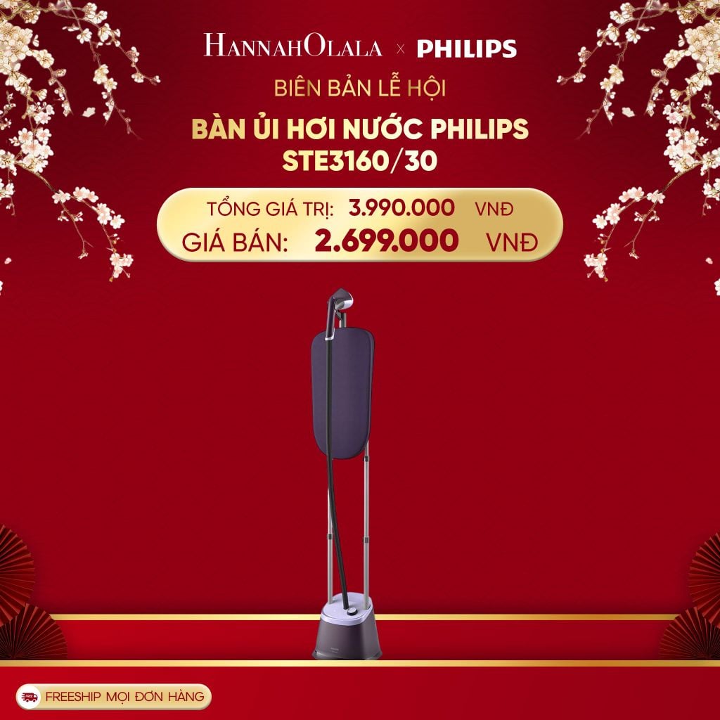  DEAL 4: BÀN ỦI HƠI NƯỚC PHILIPS STE3160/30 