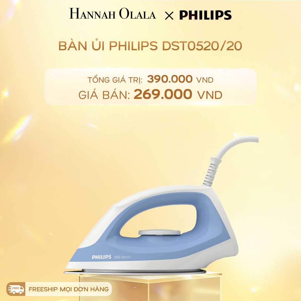  DEAL 13: BÀN ỦI PHILIPS DST0520/20 