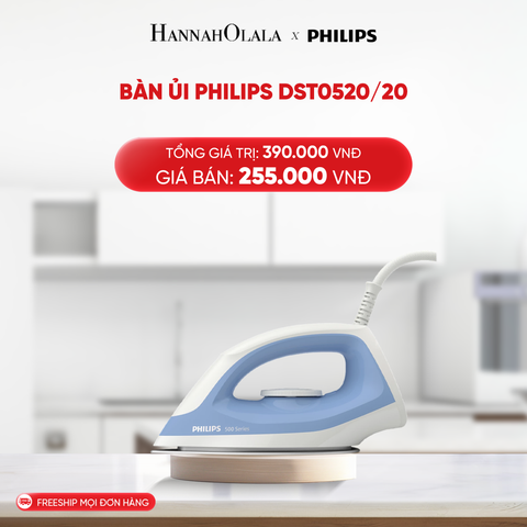  DEAL 19: BÀN ỦI PHILIPS DST0520/20 