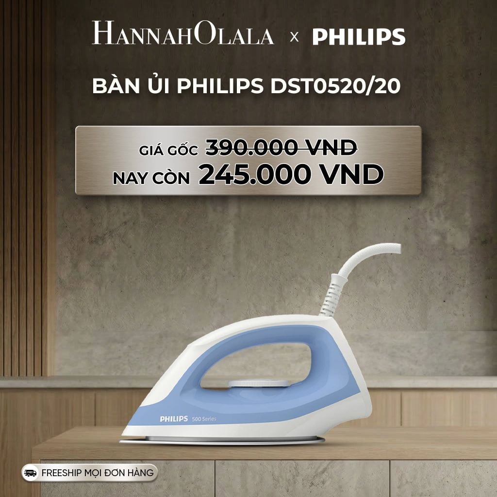  DEAL 5: BÀN ỦI PHILIPS DST0520/20 