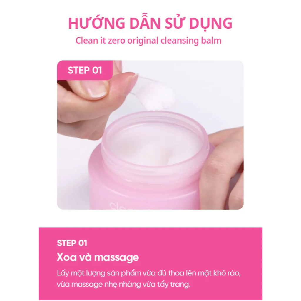  DEAL 1: SÁP TẨY TRANG THUẦN CHAY BANILA CO CHO MỌI LOẠI DA 180ML 